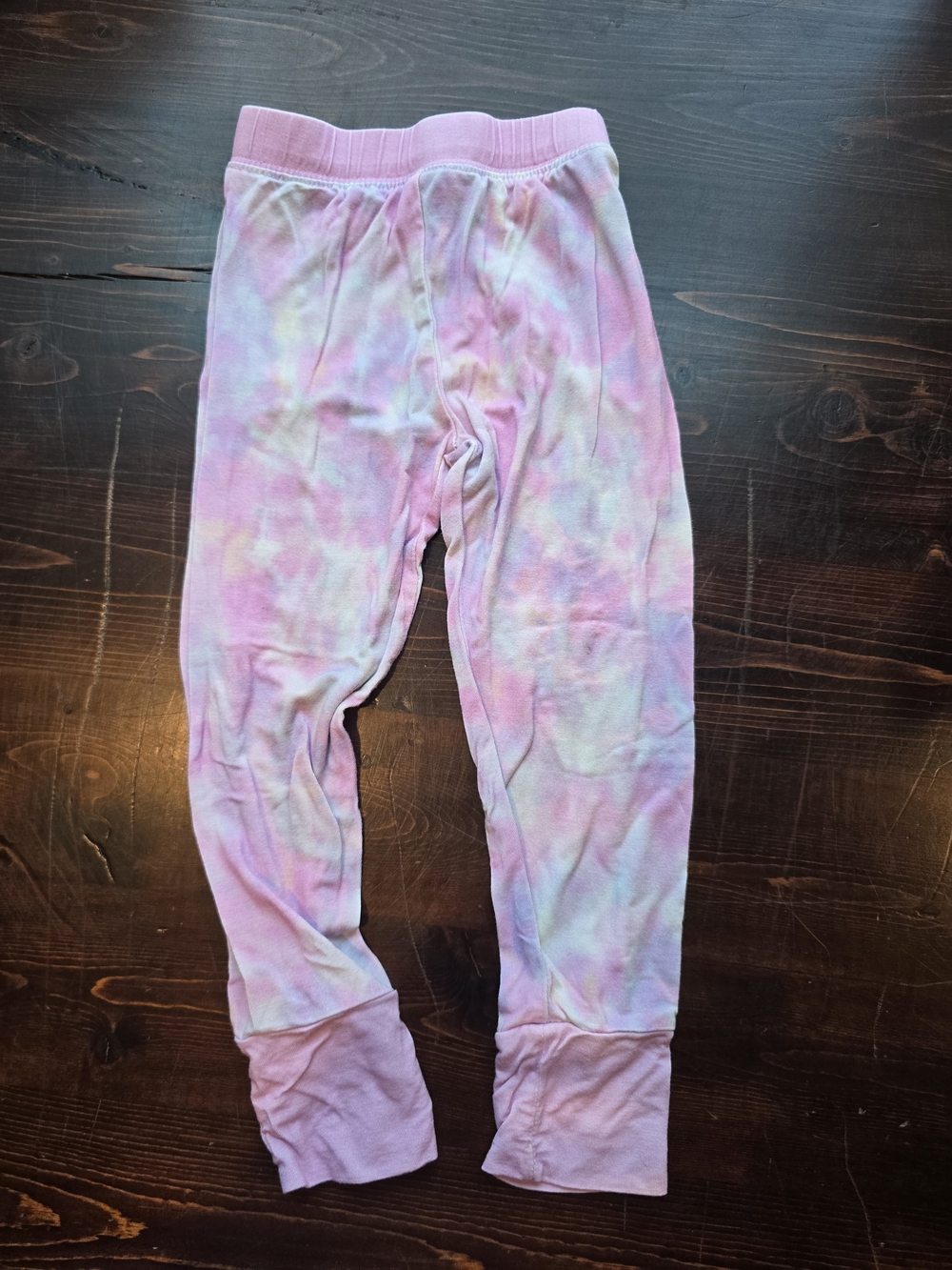 Snuggle Bums Bamboo Pajama Pants - Pastel Tie-Dye - Size 2T - Pink Purple